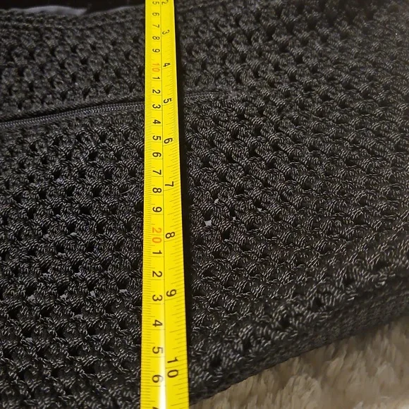 The Sak Dark Black Crochet Tote - Picture 7 of 10